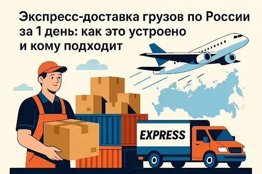 Экспресс-доставка грузов по России за 1 день: как это устроено и кому подходит
