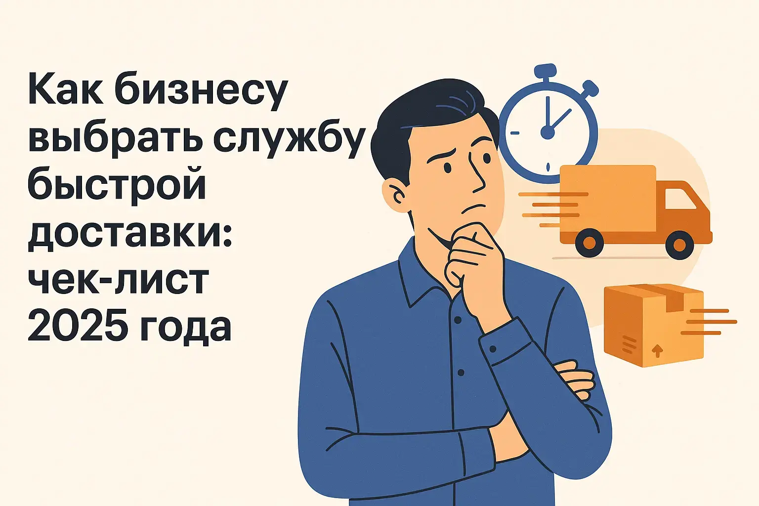 Как бизнесу выбрать службу быстрой доставки: чек-лист 2026 года